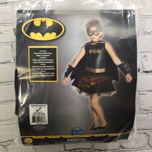 Rubie's Other - Batgirl Halloween Costume Girls Sz M (8-10) Complete DC Comics Rubies